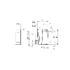 Cellule Directe PNP P=600mm Pot. LR LO/DO Plast. 31*43*14 / M12 4P