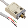 Fdc plat Plongeur à galet transversal SPDT 5A-250VAC, câble 3m