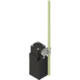 Int.de position Levier rotatif à tige fibre de verre réglable 1NO+1NF-Lire la description