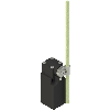 Int.de position Levier rotatif à tige fibre de verre réglable 1NO+1NF