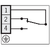 Fdc monopiste de précision NB01, Poussoir à bille, M12x1.5