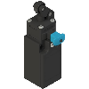 Int.de position avec réarm. Levier angulaire à galet 3NF 1x1/2 NPT