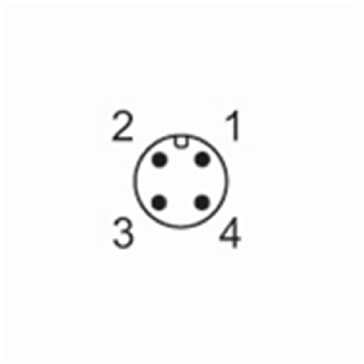 Cellule Directe M12 PNP P=200mm LO/DO Métal Axial / M12 4P-Lire la description