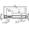 Cellule Directe M12 PNP P=400mm IR LO/DO Métal Axial / M12A 4P