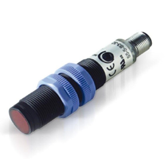 Cellule Bar. reflex M18 PNP/NPN P=3m LO/DO Plast. Axial / Câble 2m-Lire la description