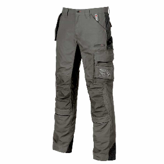 U-Power - Pantalon de travail gris clair RACE-Lire la description