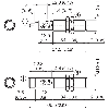 Cellule Directe M12 PNP P=115mm IR LO Métal Axial / Câble 4m PUR