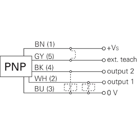Cellule EAP PNPx2 P=1,5m Teach Laser LO/DO / M12 4P Cellule EAP PNPx2 P=1,5m Teach Laser LO/DO / M12 4P-Lire la description