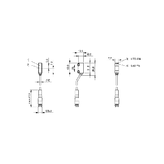 Cellule EAP PNP P=30mm LR LO / M08 4P+C0.2m-Lire la description