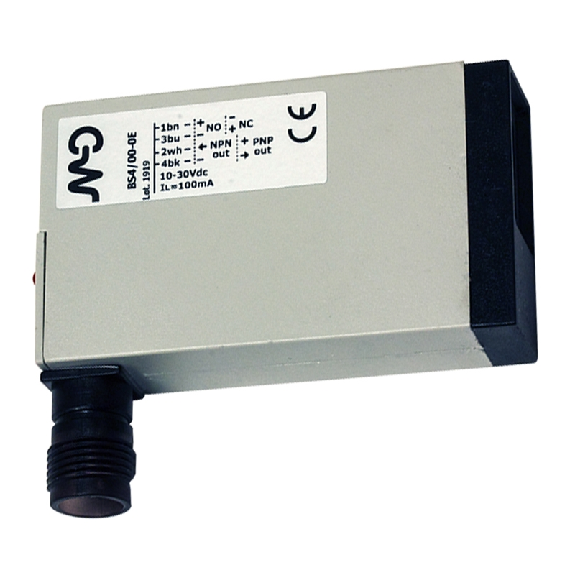 Cellule Directe TRIAC NO/NF P=400mm IR 20-253VAC / M12 4P 90°-Lire la description