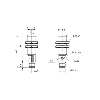 Smartreflect NPN P=300mm qTeach PinPoint LO/DO Métal Axial / M12 4P