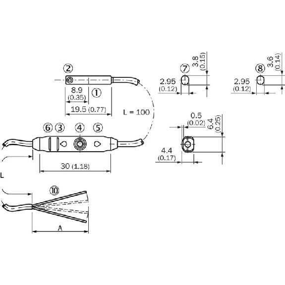 DPM Vérins rainure en C PNP(x2) NO 10-30Vdc / Câble 2m DPM Vérins rainure en C PNP(x2) NO 10-30Vdc / Câble 2m-Lire la description