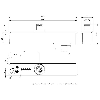 Capteur de position linéaire inductif 0...103mm 4-20mA/0-10V, M12 4P