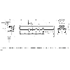 Capteur de position linéaire 200 mm avec interface PROFIBUS-DP