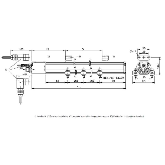 Capteur de position linéaire 1250mm, PROFIBUS-DP, brides-Lire la description