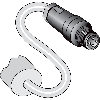 DPM Vérins Rainures en C PNP (x2) lg19.5mm 10-30Vdc / M12 4P+C0.3m