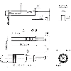 DPM Verins rainures en T 2 fils REED NF 5-30Vac/dc / M12 3P+C0.3m