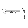 Capteur de position linéaire 750 mm avec sortie 0-10Vdc
