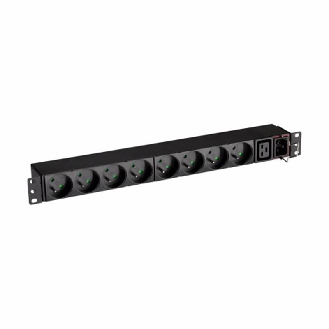Eaton FlexPDU, 1U, entrée C20, 4kW, 16A, 200-240V, 8 prises-Lire la description