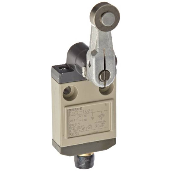 Fdc plat Levier rotatif à galet SPDT 1A-125VAC (LED), M12 4P-Lire la description