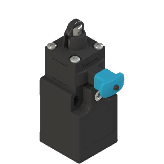Int.de position avec réarmement Poussoir à galet inox Ø12mm,1xM16-Lire la description