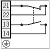 Fdc monopiste de précision N11, Poussoir à galet long, 1xM20x1.5