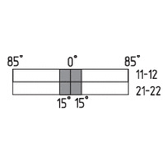 Int. de position Ex Levier antenne rotatif 2NF, 3xM20-Lire la description