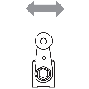 Int.de position Levier rotatif à galet 1NO+1NF, 3xM20 Int.de position Levier rotatif à galet 1NO+1NF, 3xM20