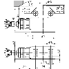 Fdc monopiste de précision N01, Poussoir à galet, SPDT, câble 5m