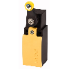 Interrupteur de position, Levier rotatif à galet, Appareil complet, 1 F, 1 O, M20x1,5 (x1), Borne à vis, jaune, Matière isolante, -25 - +70 °C, EN 50047 Forme A