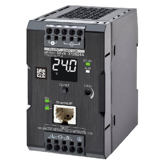 Alim. à découpage 24VDC 5A 120W, Rail DIN, Push-in, Affichage Alim. à découpage 24VDC 5A 120W, Rail DIN, Push-in, Affichage-Lire la description