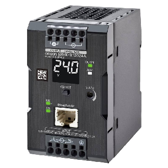 Alim. à découpage 24VDC 5A 120W, Rail DIN, Push-in, Affichage-Lire la description