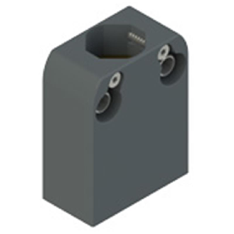 Boîtier plastique entraxe 20mm 1NO+2NF rupt. brusque-Lire la description
