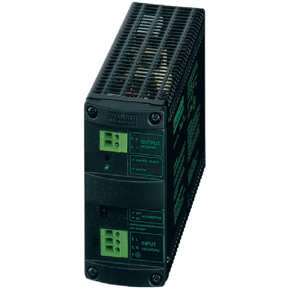 Alim. à découpage 24VDC 5A 120W, 1PH 100-265VAC Alim. à découpage 24VDC 5A 120W, 1PH 100-265VAC-Lire la description