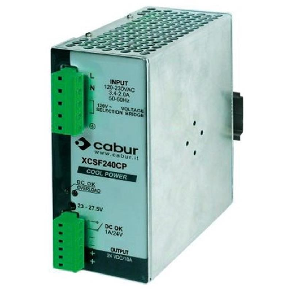 Alim. à découpage 24VDC 10A 240W, 1PH 120-230VAC, Relais, Diode Alim. à découpage 24VDC 10A 240W, 1PH 120-230VAC, Relais, Diode-Lire la description