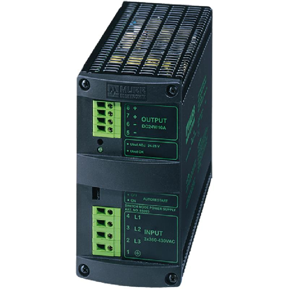 Alim. à découpage 24VDC 10A 240W, 3PH 340-460VAC Alim. à découpage 24VDC 10A 240W, 3PH 340-460VAC-Lire la description