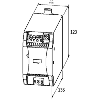 Alim. à découpage 24-28VDC 10A, 1PH 85-265VAC/90-250VDC
