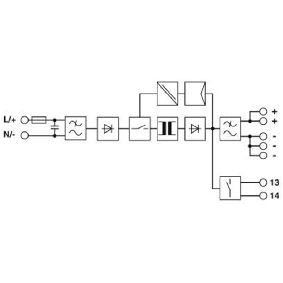 Alim. à découpage 12VDC 10A 120W, 1PH 230VAC, Push-in-Lire la description