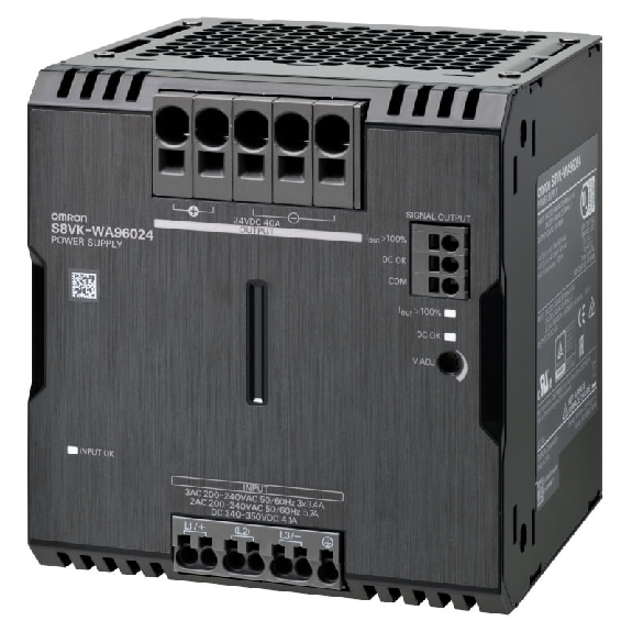 Alim. à découpage 24VDC 40A 960W, 1/3PH 200-240VAC rail DIN Alim. à découpage 24VDC 40A 960W, 1/3PH 200-240VAC rail DIN-Lire la description