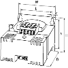 Alim. mono redressée filtrée IN: 115/230 ±10VAC OUT: 24V/10ADC