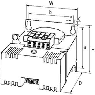 Alim. mono redressée filtrée IN: 115/230 ±10VAC OUT: 24V/10ADC-Lire la description