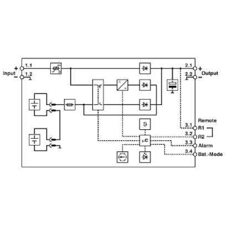 Alimentation secourue - 24DC/24DC/60W, 0,8 A-Lire la description