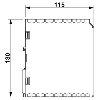 Alim. à découpage 24VDC 5A 120W, 1PH 230VAC, bornes à vis