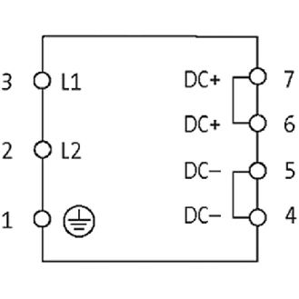 Alim. à découpage 24VDC 5A 120W, 1PH 340-460VAC-Lire la description