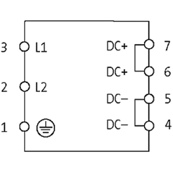 Alim. à découpage 24VDC 5A 120W, 1PH 340-460VAC Alim. à découpage 24VDC 5A 120W, 1PH 340-460VAC-Lire la description