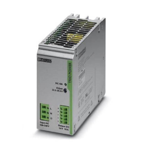 Alim. à découpage 24VDC 10A 240W, 1PH 230VAC, bornes à vis Alim. à découpage 24VDC 10A 240W, 1PH 230VAC, bornes à vis-Lire la description