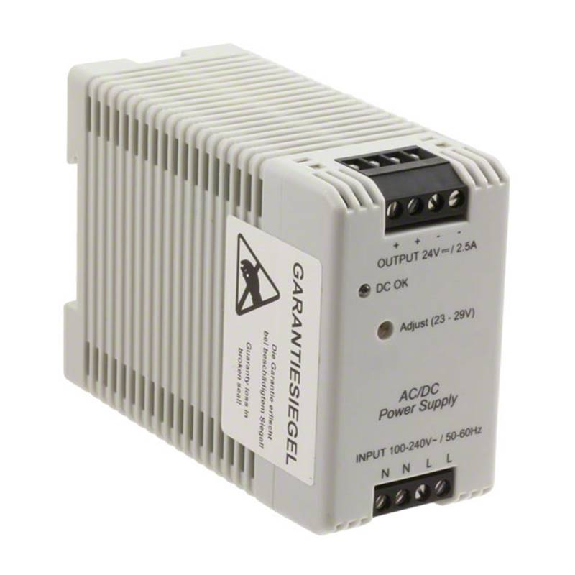 Alim. à découpage 24VDC 2,5A 60W, 1PH 115-230VAC Alim. à découpage 24VDC 2,5A 60W, 1PH 115-230VAC-Lire la description