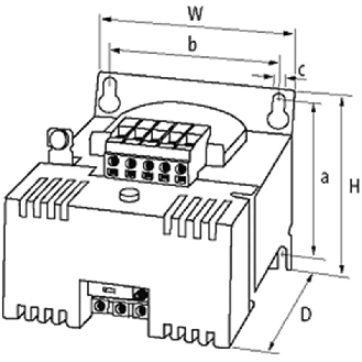 Alim. mono redressée filtrée IN: 230/400 ±15VAC OUT: 24V/2,5ADC-Lire la description