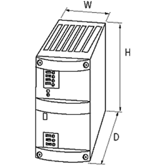 Alimentation à découpage 24VDC 40A triphasée Alimentation à découpage 24VDC 40A triphasée-Lire la description