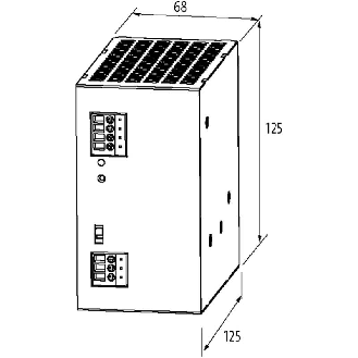 Alim. à découpage 24VDC 10A 240W, 1PH 90-132VAC/173-264VAC-Lire la description